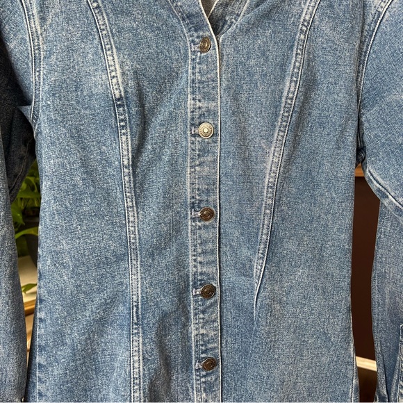 Abercrombie & Fitch Denim Dress Size Medium - Picture 3 of 7